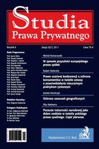 Okładka - Studia Prawa Prywatnego. Zeszyt 2/2011 - Bogudar Kordasiewicz