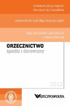 Okadka ksiki Orzecznictwo - Spadki i Darowizny