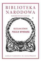 Okładka - Poezje wybrane - Bolesław Leśmian, Jacek Trznadel