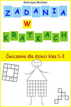 Okładka - Zadania w kratkach - Katarzyna Michalec