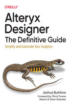 Okładka - Alteryx Designer: The Definitive Guide - Joshua Burkhow