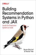 Okładka - Building Recommendation Systems in Python and JAX - Bryan Bischof Ph. D, Hector Yee