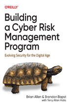 Okładka - Building a Cyber Risk Management Program - Brian Allen, Brandon Bapst, Terry Allan Hicks