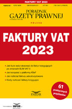 Okładka - Faktury VAT 2023 - Tomasz Krywan