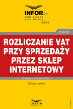 Okładka - Rozliczanie VAT przy sprzedaży przez sklep internetowy - Tomasz Krywan