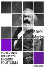 Okładka - Przyczynek do krytyki ekonomii politycznej - Karol Marks