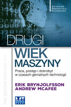 Okładka - Drugi wiek maszyny. Praca, postęp i dobrobyt w czasach genialnych technologii - Erik Brynjolfsson, Andrew McAfee