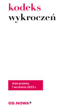 Okładka - Kodeks wykroczeń - Agnieszka Kaszok