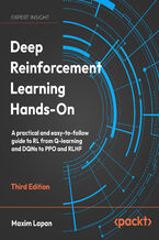 Okładka - Deep Reinforcement Learning Hands-On. A practical and easy-to-follow guide to RL from Q-learning and DQNs to PPO and RLHF - Third Edition - Maxim Lapan