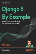 Okładka - Django 5 By Example. Build powerful and reliable Python web applications from scratch - Fifth Edition - Antonio Melé
