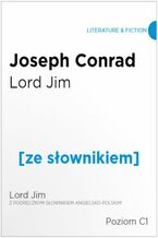 Okadka ksiki Lord Jim z podrcznym sownikiem angielsko-polskim na poziomie C1