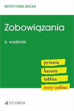 Okładka - Zobowiązania. Pytania. Kazusy. Tablice. Testy online - adw. Ksenia Rzepka