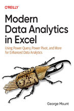 Okładka - Modern Data Analytics in Excel - George Mount