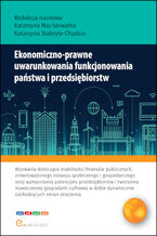 Okadka ksiki Ekonomiczno-prawne uwarunkowania funkcjonowania pastwa i przedsibiorstw