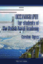 Okadka ksiki Oceanography for students of the Polish Naval Academy