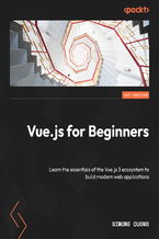 Okładka - Vue.js 3 for Beginners. Learn the essentials of Vue.js 3 and its ecosystem to build modern web applications - Simone Cuomo