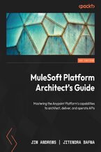 Okadka ksiki MuleSoft Platform Architect's Guide. A practical guide to using Anypoint Platform's capabilities to architect, deliver, and operate APIs