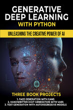 Okadka ksiki Generative Deep Learning with Python. Unleashing the Creative Power of AI by Mastering AI and Python