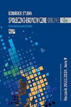 Okładka - Konińskie Studia Społeczno-Ekonomiczne Tom 9 (Rocznik) - Jakub Bartoszewski