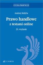 Okładka - Prawo handlowe z testami online - Andrzej Kidyba