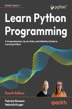 Okładka - Learn Python Programming. A comprehensive, up-to-date, and definitive guide to learning Python - Fourth Edition - Fabrizio Romano, Heinrich Kruger