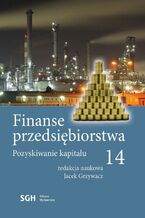 Okładka - Finanse przedsiębiorstwa 14. Pozyskiwanie kapitału - Jacek Grzywacz