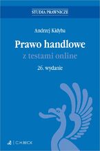 Okładka - Prawo handlowe z testami online. Wydanie 26 - Andrzej Kidyba