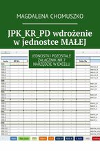 Okładka - JPK_KR_PD wdrożenie w jednostce MAŁEJ - Magdalena Chomuszko