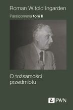 Okładka - Paralipomena Tom 2 - Roman Witold Ingarden