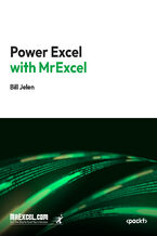 Okładka - Power Excel with MrExcel. Master Pivot Tables, Subtotals, VLOOKUP, Power Query, Dynamic Arrays & Data Analysis - MrExcel's Holy Macro! Books, Bill Jelen