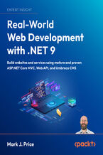 Okładka - Real-World Web Development with .NET 9. Build websites and services using mature and proven ASP.NET Core MVC, Web API, and Umbraco CMS - Mark J.  Price