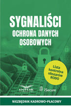 Okładka - Sygnaliści. Ochrona danych osobowych - Olga Skotnicka, Daniel Taberski, Maciej Łukaszewicz