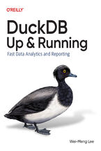 Okładka - DuckDB: Up and Running - Wei-Meng Lee