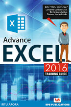 Okładka - Advance excel 2016 training guide - Ritu Arora