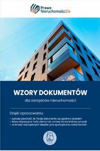 Okładka - Wzory dokumentów dla zarządców nieruchomości - Praca zbiorowa