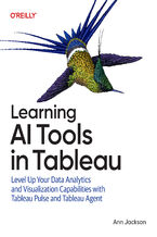 Okładka - Learning AI Tools in Tableau - Ann Jackson