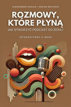 Okładka - Rozmowy, które płyną. Jak stworzyć podcast od zera - Aleksandra Radlak, Adrian Wojtasik