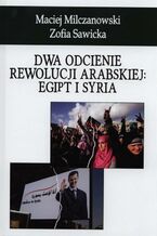 Okładka - Dwa odcienie rewolucji arabskiej: Egipt i Syria - Zofia Sawicka, Maciej Milczanowski