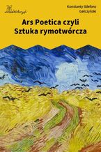 Okładka - Ars Poetica czyli Sztuka rymotwórcza - Konstanty Ildefons Gałczyński