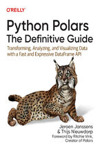 Okładka - Python Polars: The Definitive Guide - Jeroen Janssens, Thijs Nieuwdorp