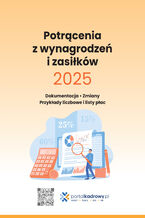 Okładka - Potrącenia z wynagrodzeń i zasiłków 2025 - Izabela Nowacka, Maciej Karpiński