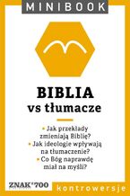 Okładka - Biblia [vs tłumacze]. Minibook - 