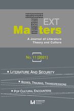 Okładka - Text Matters: A Journal of Literature, Theory and Culture, No. 11 (2021) - Liam Gearon