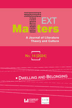 Okładka - Text Matters: A Journal of Literature, Theory and Culture, No. 14 (2024) - Małgorzata Hołda, Ramsey Eric Ramsey