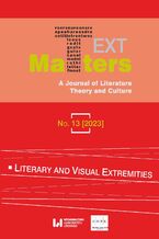 Okładka - Text Matters: A Journal of Literature, Theory and Culture, No. 13 (2023) - Małgorzata Myk, Mark Tardi