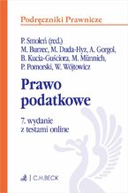 Okładka - Prawo podatkowe z testami online - Paweł Smoleń, Marcin Burzec, Michalina Duda-Hyz