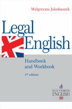 Okładka - Legal English. Handbook and Workbook - Małgorzata Jakubaszek