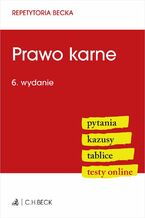 Okładka - Prawo karne. Pytania. Kazusy. Tablice. Testy online - Lucyna Wyciszkiewicz-Pardej