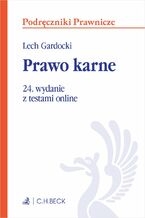 Okładka - Prawo karne z testami online - Lech Gardocki
