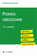 Okładka - Prawo rzeczowe. Pytania. Kazusy. Tablice. Testy online - Lucyna Wyciszkiewicz-Pardej